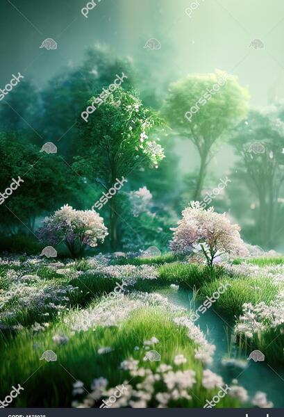 عکس منظره مه آلود