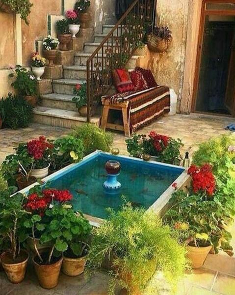 عکس منظره خانه های قدیمی