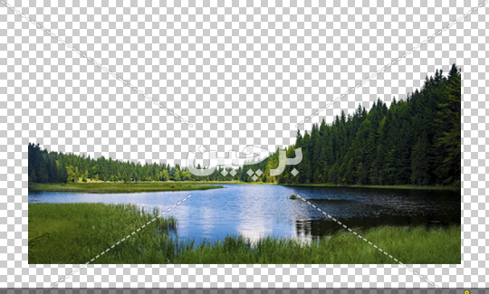 عکس منظره دریاچه