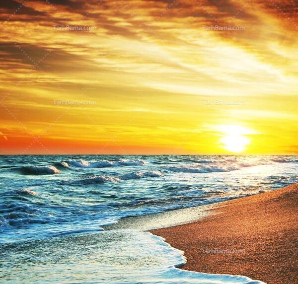 عکس منظره ی دریا و ساحل