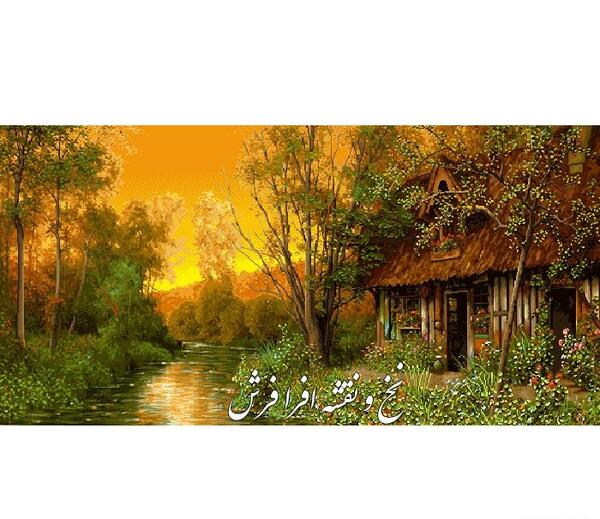 عکس های زیبا از منظره جنگل و کلبه