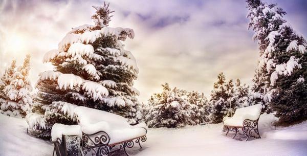 عکس منظره زمستان با کیفیت بالا