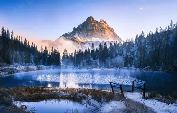 عکس منظره زمستان با کیفیت بالا