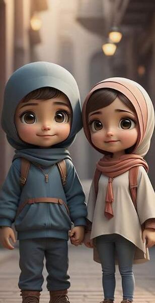 عکس کارتونی برای پروفایل واتساپ دخترانه
