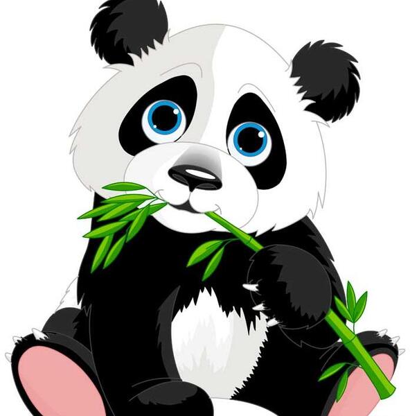 عکس پاندای کارتونی بامزه