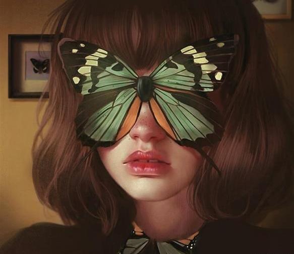 عکس پروانه کارتونی برای پروفایل