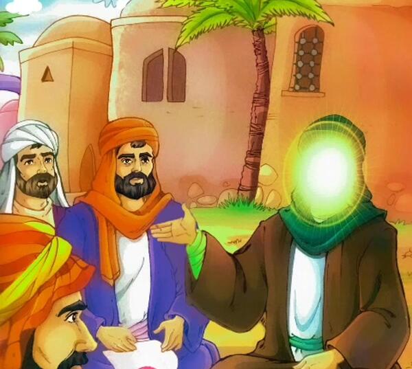عکس کارتونی پیامبر و کودکان