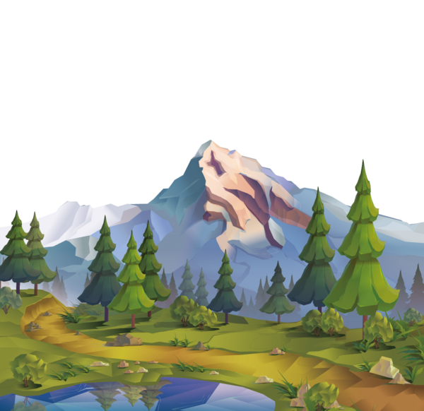 عکس جنگل کارتونی ساده
