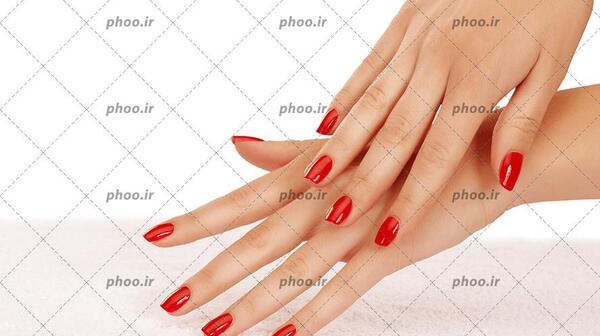 عکس دست لاک زده خوشگل طبیعی