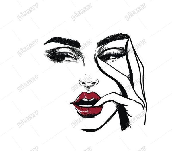 عکس کارتونی چهره زنان
