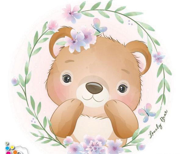 عکس کارتونی خرس تدی