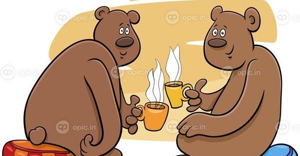 عکس کارتونی خرس تنبل