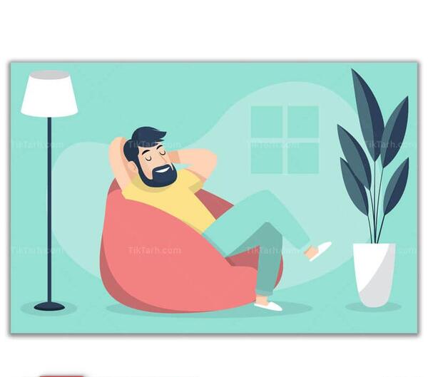 عکس کارتونی خواب و استراحت
