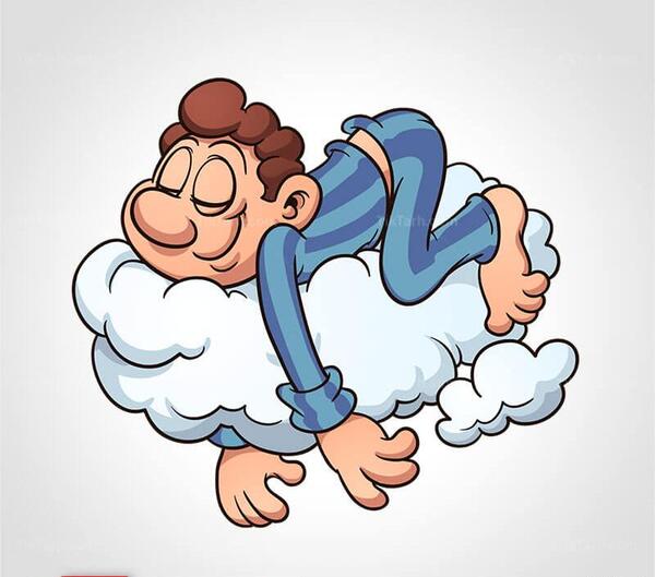 عکس کارتونی خواب کافی