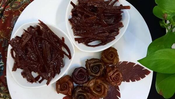 عکس از لواشک لقمه ای