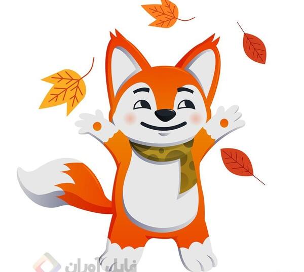 عکس روباه کارتونی با کیفیت بالا