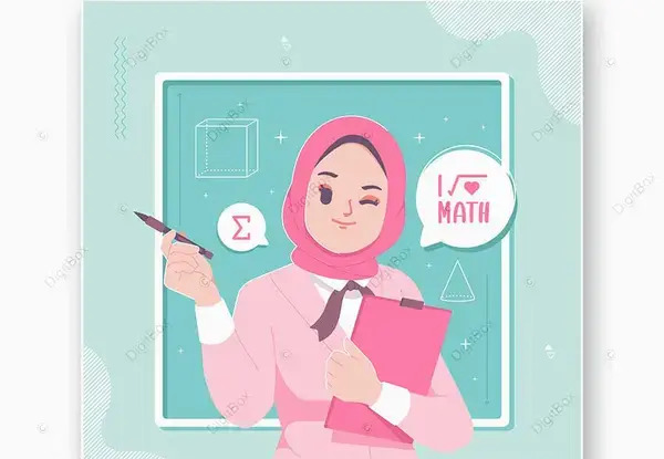 عکس کارتونی معلم ریاضی