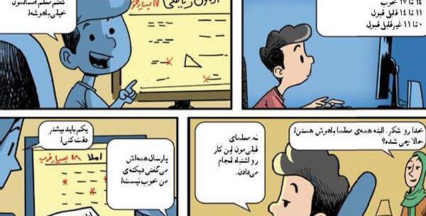 عکس کارتونی معلم ریاضی