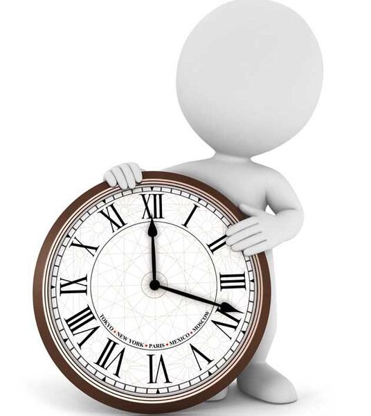 عکس کارتونی ساعت دیواری