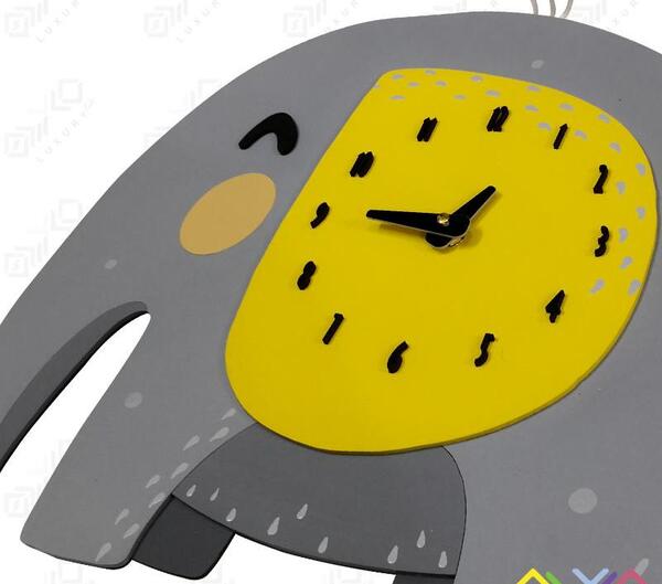 عکس کارتونی ساعت دیواری