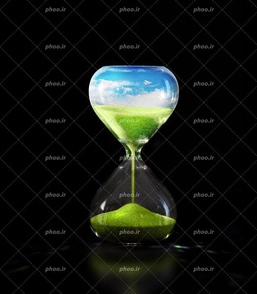 عکس کارتونی ساعت شنی