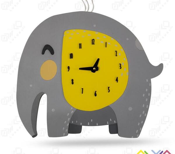 عکس کارتونی از ساعت دیواری