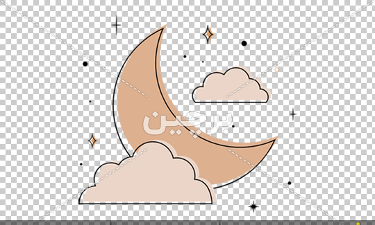 عکس کارتونی ستاره و ماه