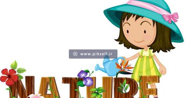 عکس کارتونی از فصل بهار