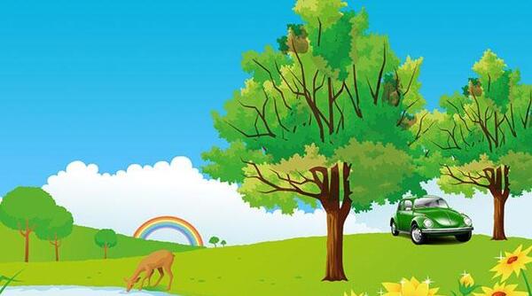 عکس کارتونی از فصل بهار