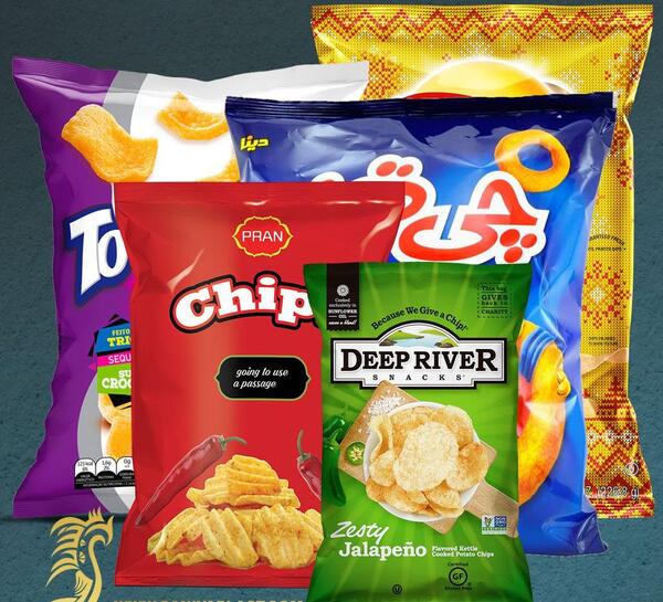 عکس چیپس و پفک و لواشک