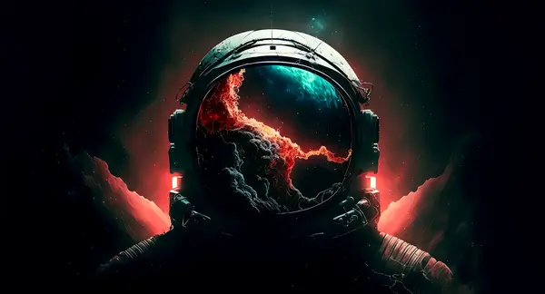 عکس فضانورد کارتونی برای پس زمینه