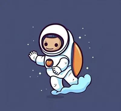 دانلود عکس فضانورد کارتونی