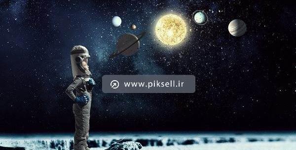 دانلود عکس فضانورد کارتونی