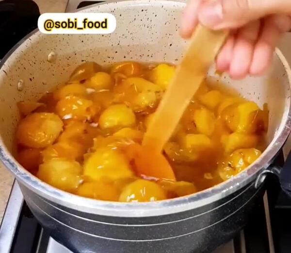 عکس لواشک آلو زرد