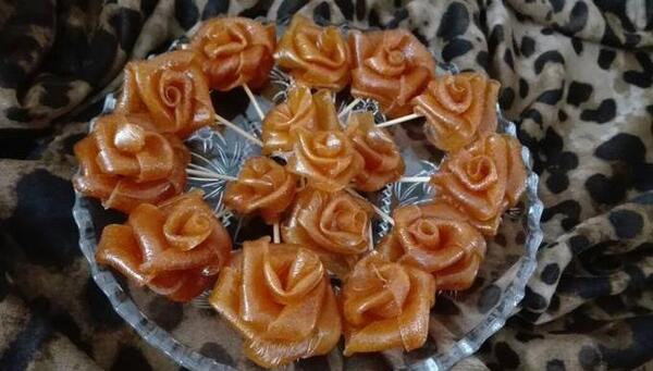 عکس لواشک زرد الو