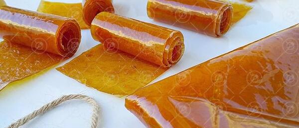 عکس لواشک آلو خانگی