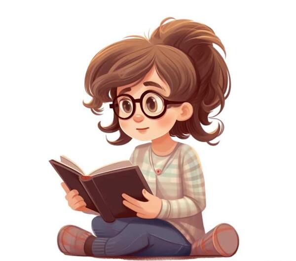 عکس کارتونی کتاب باز