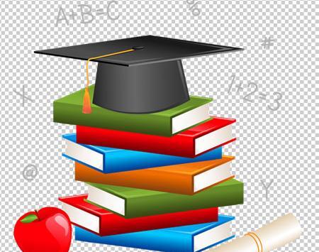 عکس کارتونی کتاب و مداد