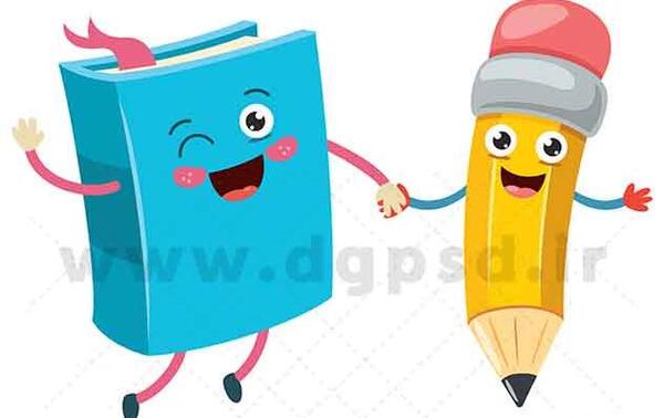 عکس کارتونی کتاب فارسی