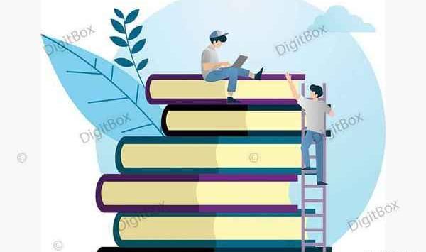 عکس کتابخانه کارتونی