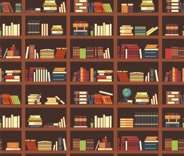 عکس کتابخانه کارتونی