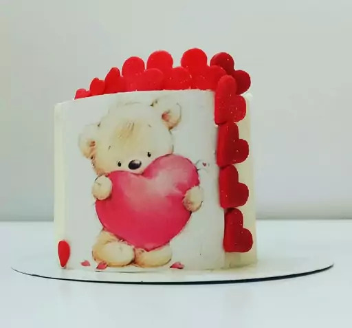 عکس کیک برای ولنتاین