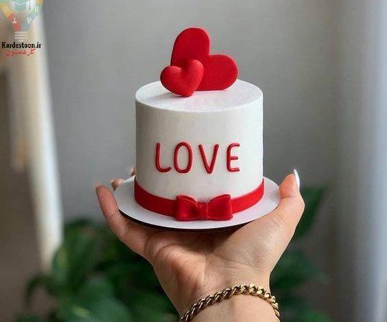 عکس کیک روز ولنتاین