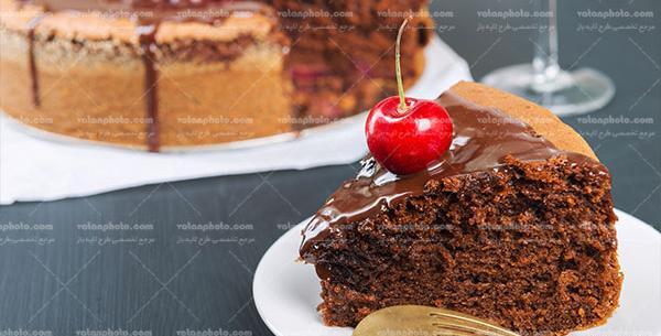 عکس کیک اسفنجی خانگی