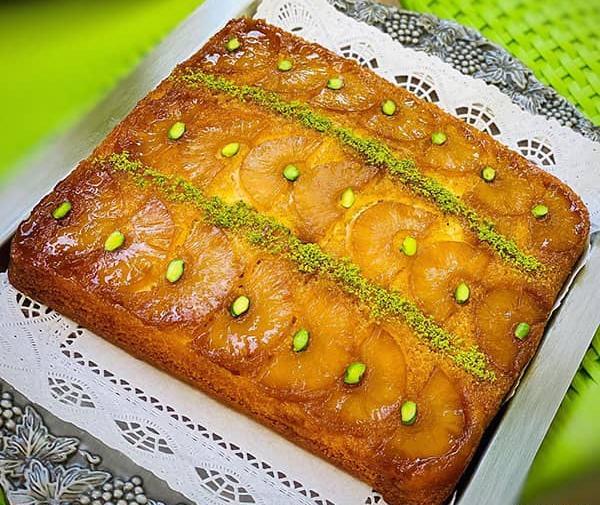 عکس کیک آناناسی