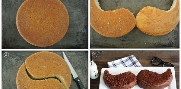 عکس کیک سبیل برای روز پدر