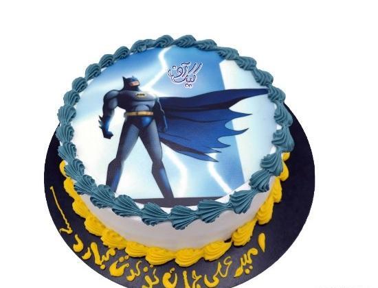 عکس کیک بتمن سبز