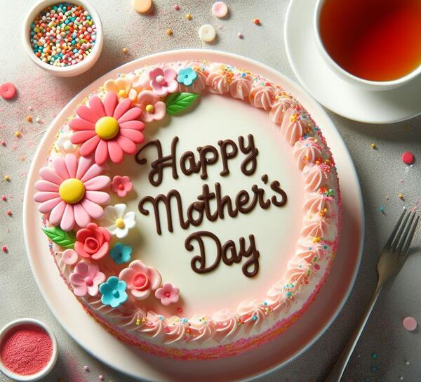 عکس کیک برای تولد مادر