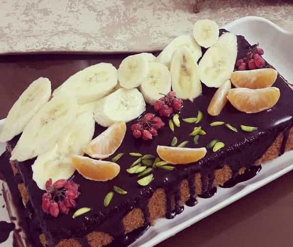 عکس کیک بستنی خانگی