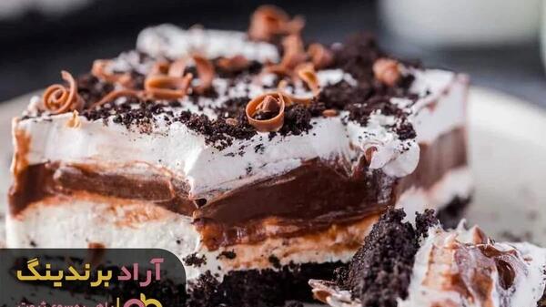 عکس کیک بستنی با میوه
